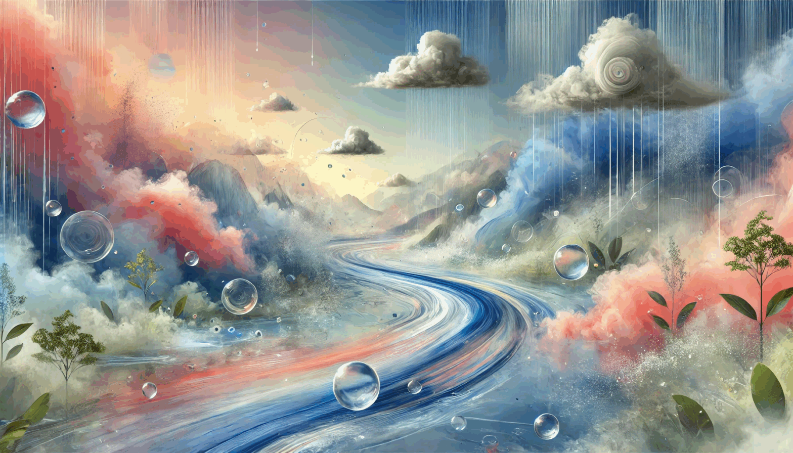 Paysage aquatique calme